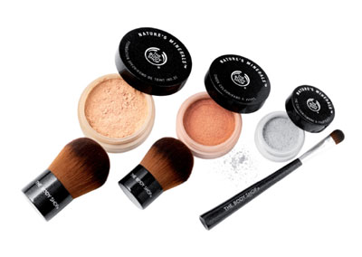  Store on The Body Shop Nature S Minerals    Make Up Range