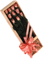 Boxed 10 Roses