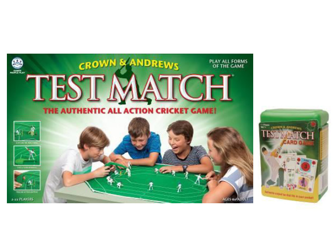 Test Match Cricket Board & Card Game