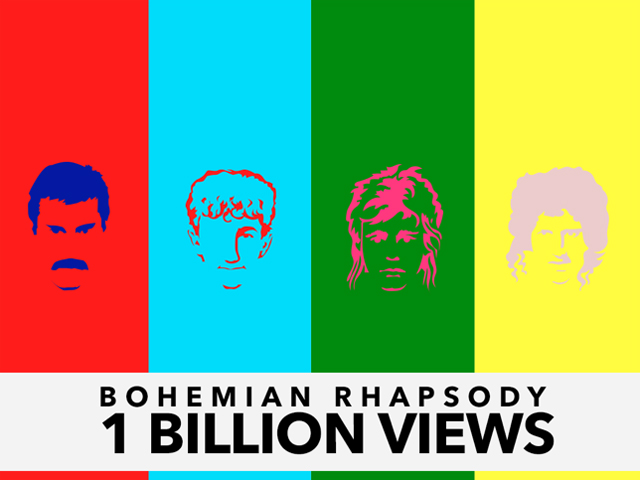 Bohemian Rhapsody 1 Billion Views