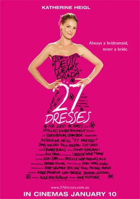 27 Dresses Movie Tickets Plus Compact Mirrors, Lipgloss Phone Tag, Notebook &Pen