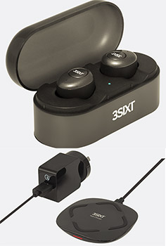 3SIXT Wireless Headphones & Charger