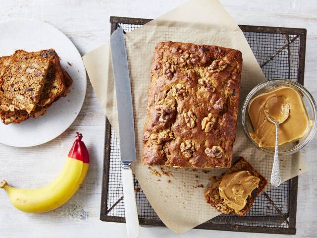 Banana Date And Walnut Spelt Bread