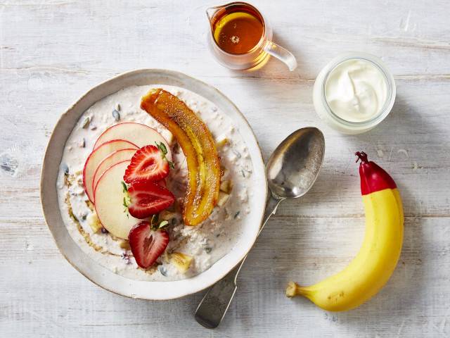 Banana, Craisin Bircher Muesli