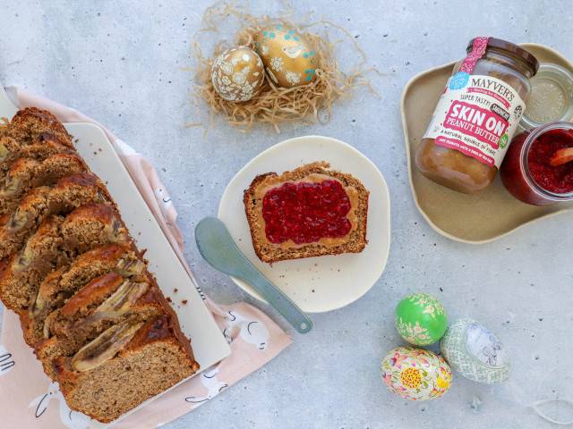 Easter Banana Loaf Cake