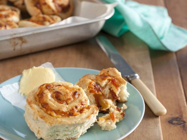 Cheese & Tomato Savoury Scrolls