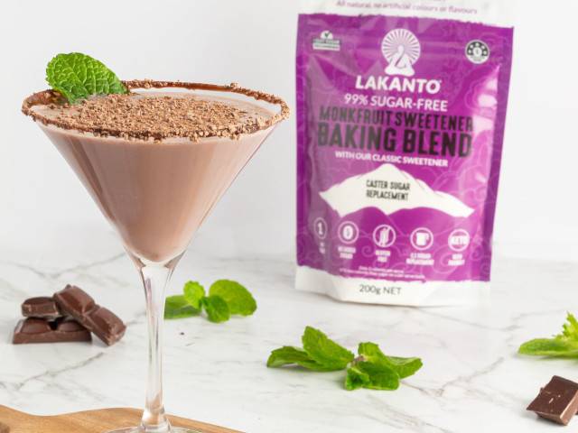 Chocolate Mint Martini Mocktail