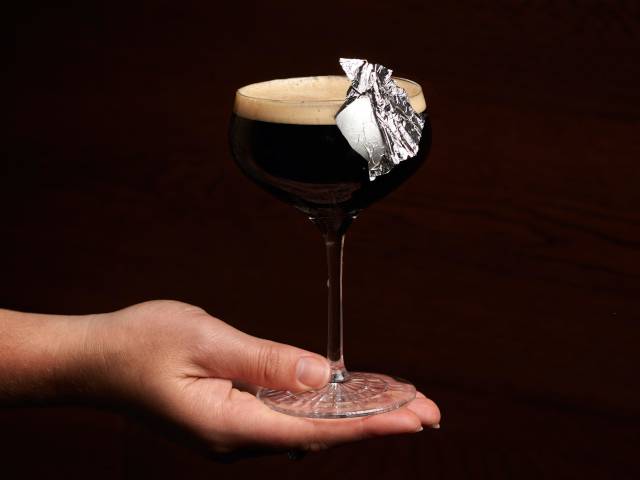 Silver-Leaf Espresso Martini