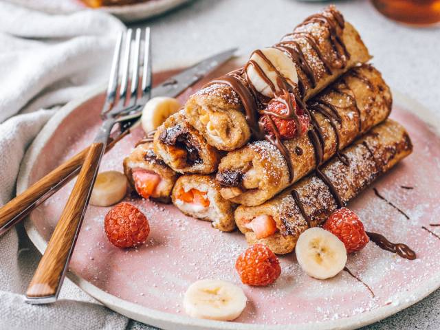 French Toast Roll Ups