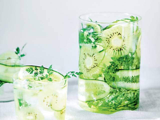 Green, A booze-free summer boost