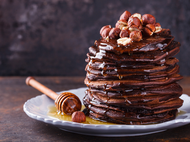 Healthy Cocoa Pancakes