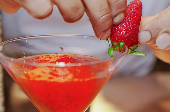 Strawberry Kefir Daiquiri