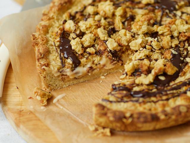 Oat Chocolate Tart