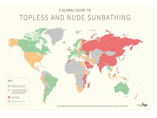 Topless & Nude Sunbathing
