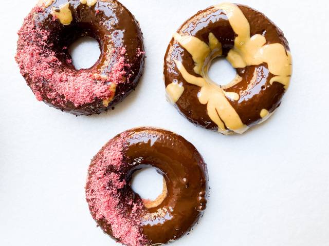 Vegan Easter Doughnuts