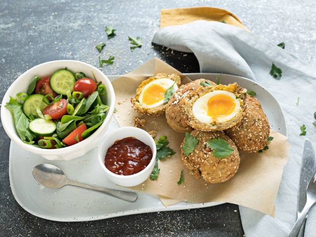 Vegetarian Scotch Eggs