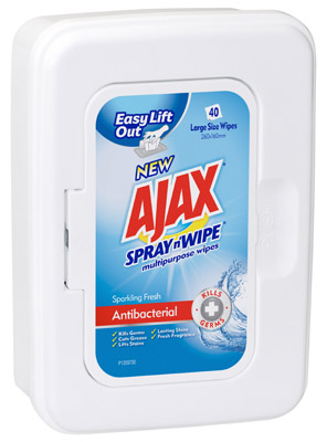 Ajax Spray and Wipe Wipes