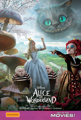 Tim Burton Alice in Wonderland Interivew