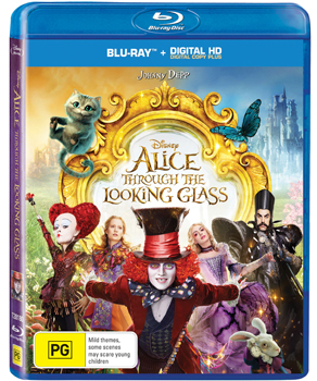 Alice Through the Looking Glass DVDs and Blu-rays