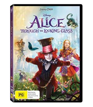 Alice Through the Looking Glass DVD