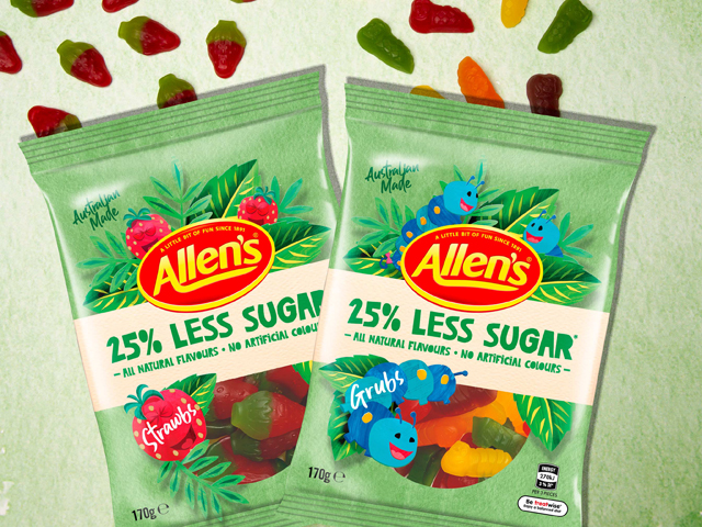 Allen's 25% Less Sugar Range
