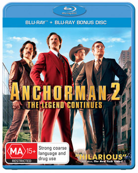 Anchorman 2: The Legend Continues Blu-ray