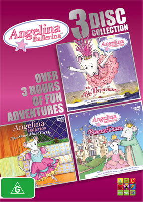 Angelina Ballerina Triple DVD Packs