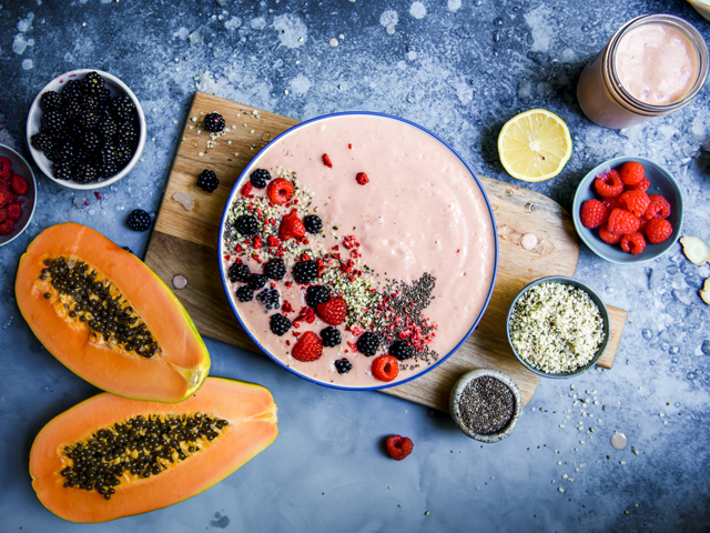 Papaya Smoothie Bowl