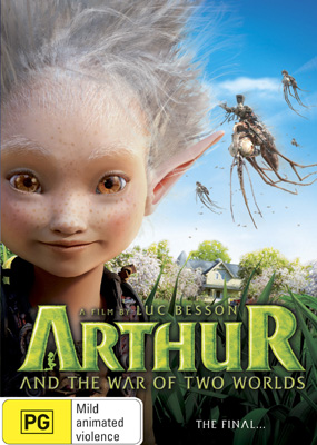 Arthur & The War of Two Worlds DVD