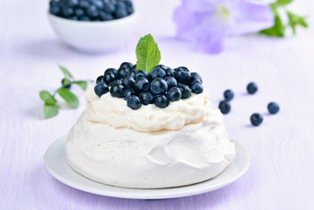 Blueberry Pavlova