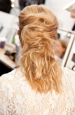 Model Off Duty Hair at ORGANIC by John Patrick Fall/Winter 2011