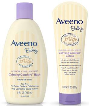 Aveeno Baby Calming Comfort Range