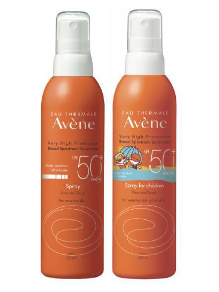 Avéne SPF 50+ Sunscreen Sprays