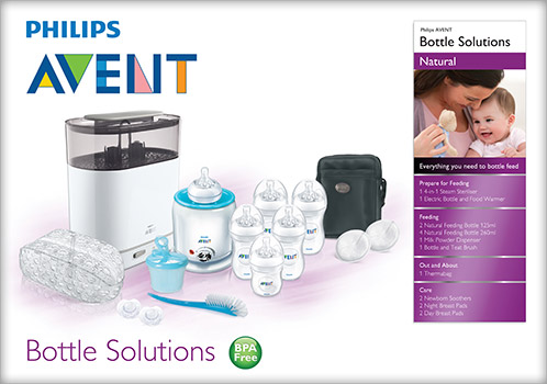 Philips AVENT feeding bottle solutions pack