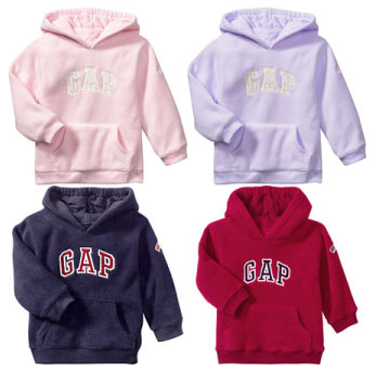 Baby Gap Pro Fleece Logo Hooded Sweater