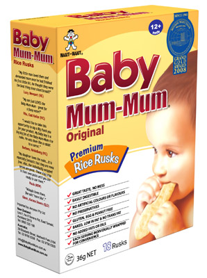 Baby Mum-Mum Rice Rusks