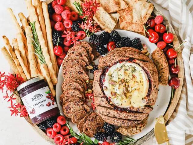 Baked Brie and Cranberry Cobb Loaf