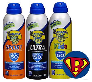 Banana Boat's Clear Spray SPF50+