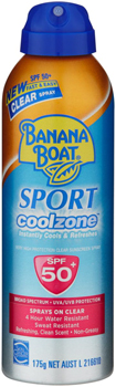 Banana Boat® Sport Cool Zone SPF 50+ Clear Spray Sunscreen