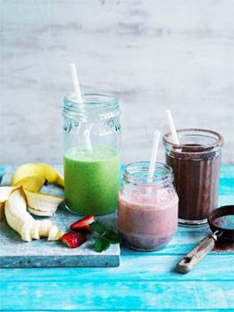 Banana Smoothies Three Ways