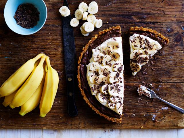 Banana Custard Pie