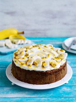 Banana, Carrot and Walnut Cake