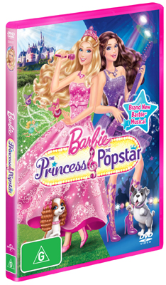 Barbie The Princess and The Popstar DVDs