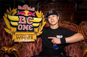 B-Boy Blond Red Bull BC One Australian Cypher