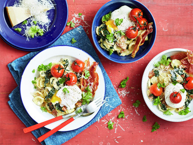 Breakfast-for-Dinner Pasta