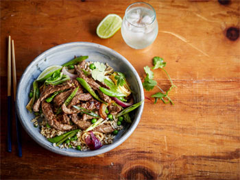 Beef & Cabbage Stir Fry