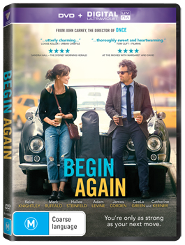 Begin Again DVDs