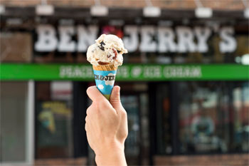 Over 100,000 scoops of FREE ice cream at Ben & Jerry's FREE CONE DAY!