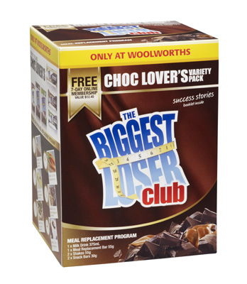 The Biggest Loser Club Choc Lovers Packs