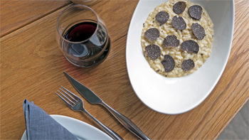 Risotto with Black Truffle by Stefano Manfredi